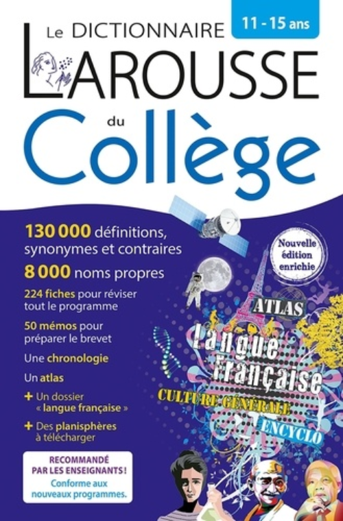 Từ điển cho học sinh cấp 2 tiếng Pháp: Le Dictionnaire Larousse Du College