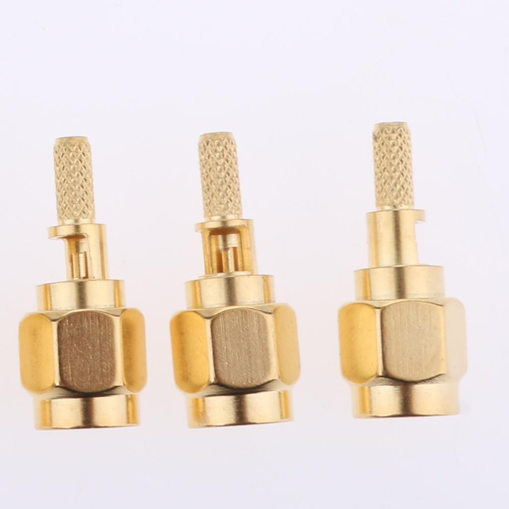10 Pieces Connector SMA Connector Pin Crimp