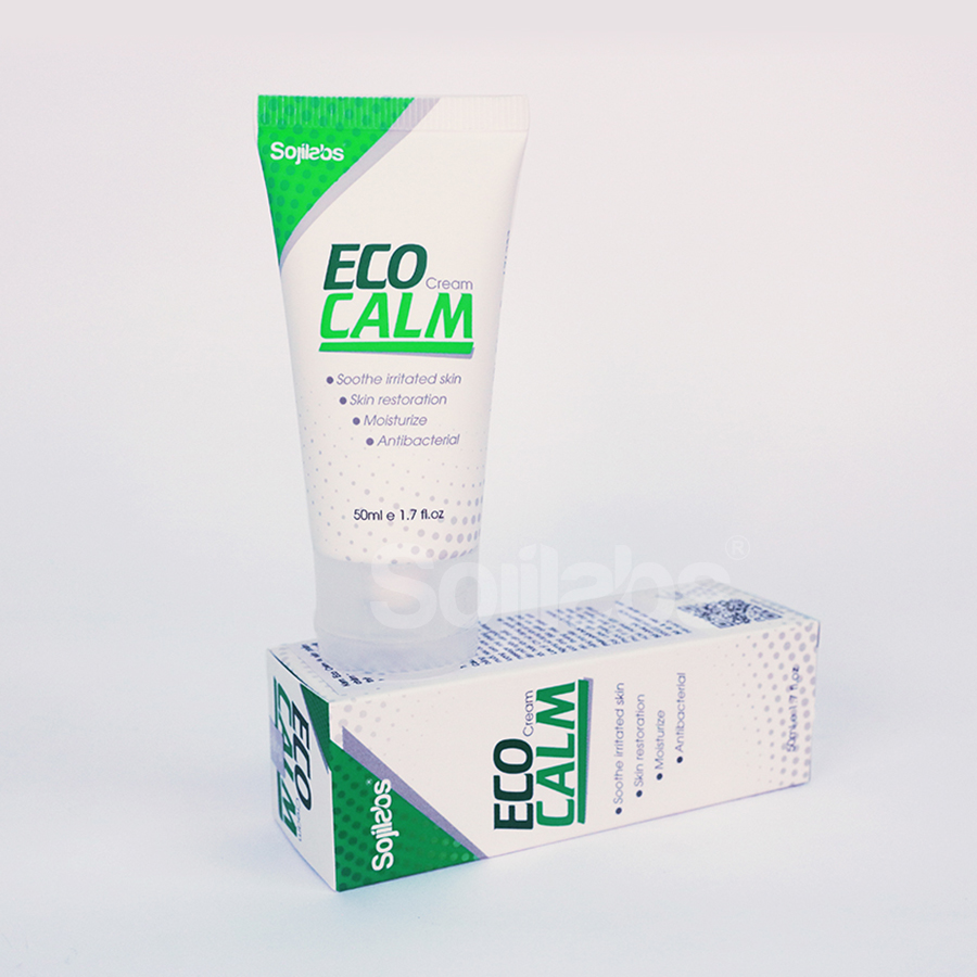 Combo 2 hộp Kem Bôi Hỗ Trợ Viêm Da ECO CALM hỗ trợ trị viêm da, chàm và vẩy, làm sạch, tẩy tế bào chết và làm dịu da - Tuýt 50ml