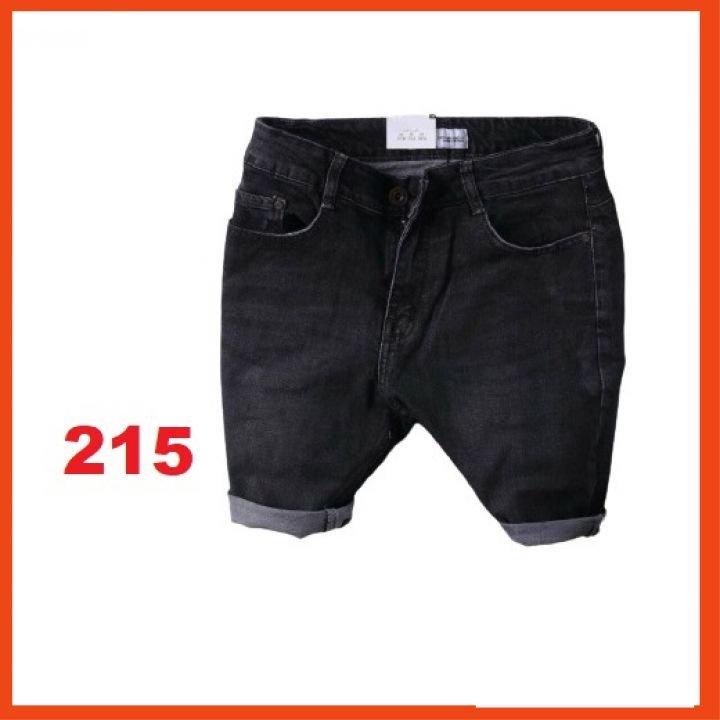 Quần short jean chất bò co giãn- quần lửng nam nhiều mẫu thời trang TINA ms213