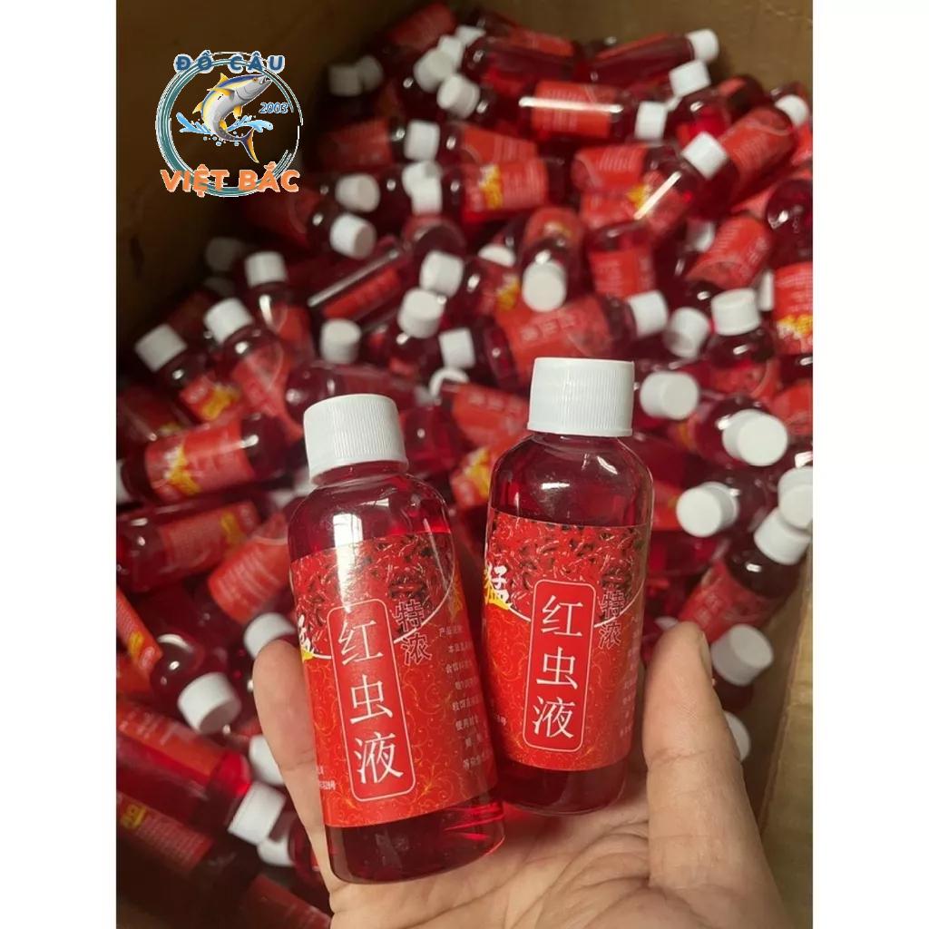 Bộ 3 chai tinh mùi trùn chỉ siêu nhậy mồi câu cá chuyên câu chép diếc rô tặng kèm 2 gói bột trùng chỉ cao cấp
