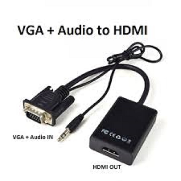 Cáp chuyển VGA to HDMI - Audio