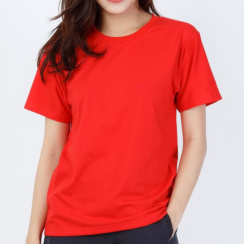 Áo Thun Màu Đỏ Tươi Tắn Đủ Size Cho Cả Gia Đình
