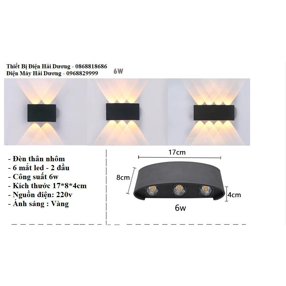 Combo Đèn trang trí hắt tường 2 đầu