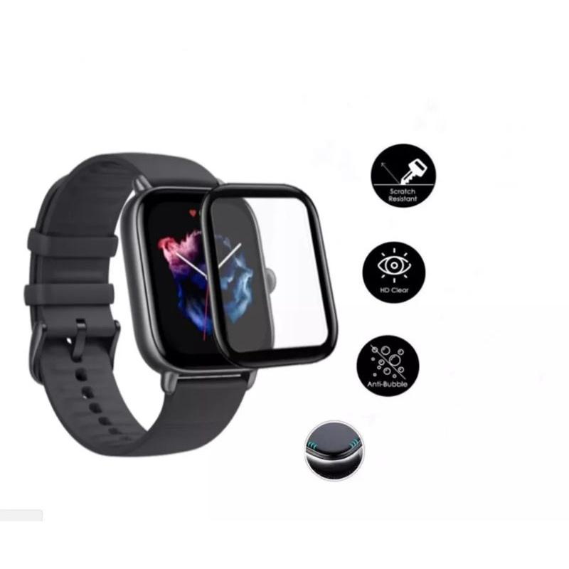 Cường lực màn hình 3D Cạnh Cong Full mặt kính cho Amazfit Gts3