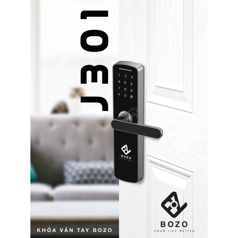 BOZO J301 PLUS - Khoá vân tay chuyên dụng dành cho cửa gỗ