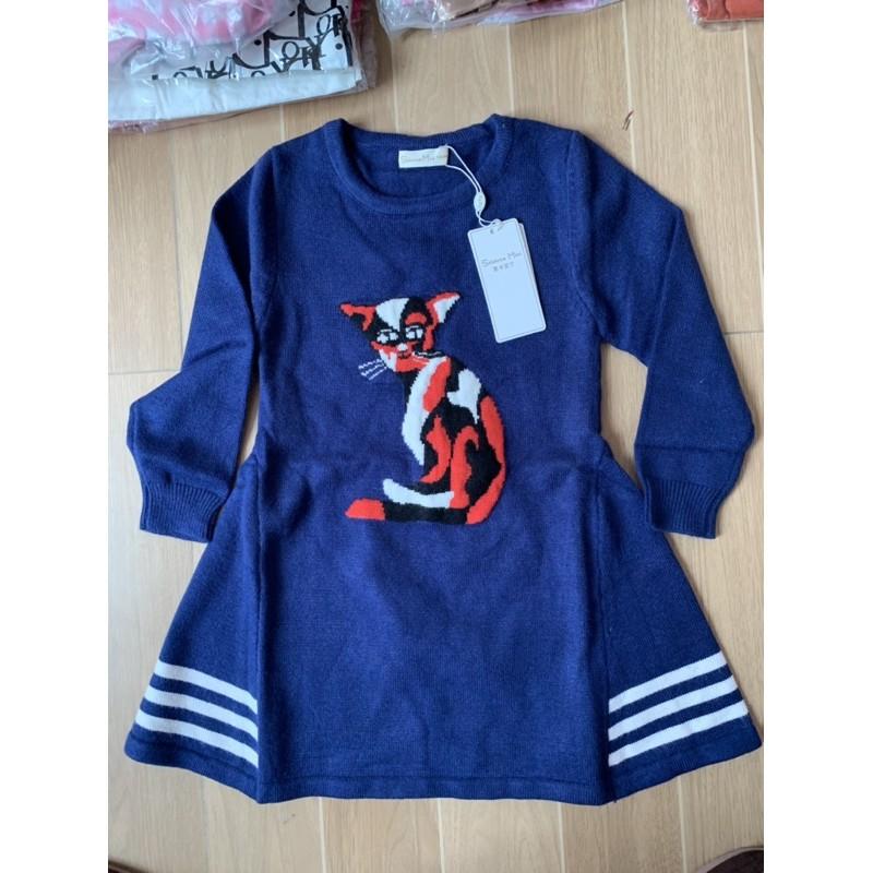 Váy len bé gái, chất dày đẹp