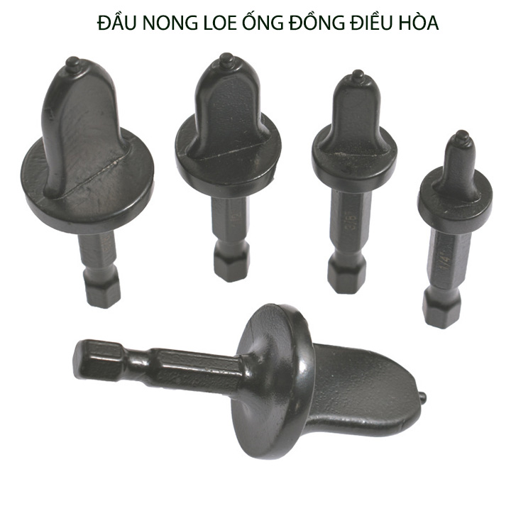 Mũi loe ống đồng điều hòa gắn máy khoan cầm tay, cỡ 6-10-12-16-19mm tùy chọn