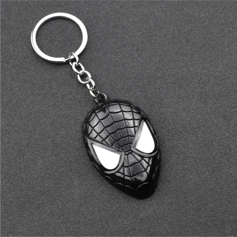 Móc khóa The Avengers mặt nạ Spider-Man - Đen