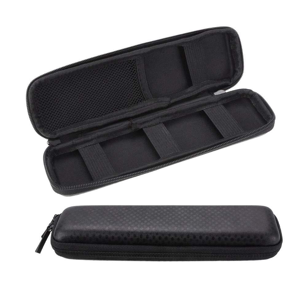 2x Hộp đựng bút vỏ cứng EVA màu đen Túi đựng bút chì cho  Pencil