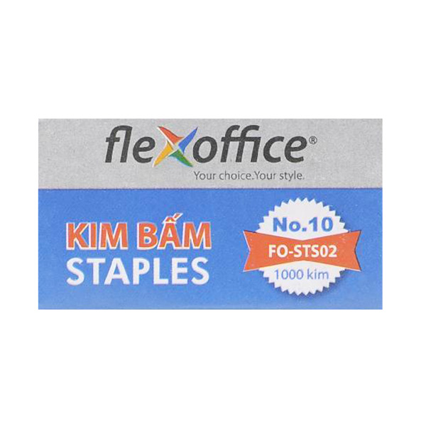 Hộp 20 Kim Số 10 Flexoffice Fo-Sts02