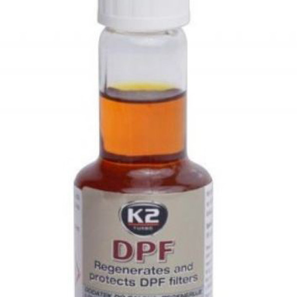 Phụ gia súc tẩy làm sạch bộ lọc bụi diesel  cho xe hơi chạy dầu-K2 DPF 50 ml