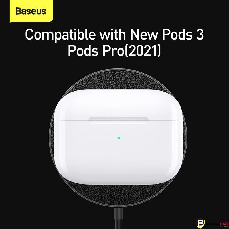 Baseus -BaseusMall VN Bộ sạc không dây từ tính Baseus Mini2 15W Dành cho iP 12/13 (Hàng chính hãng)