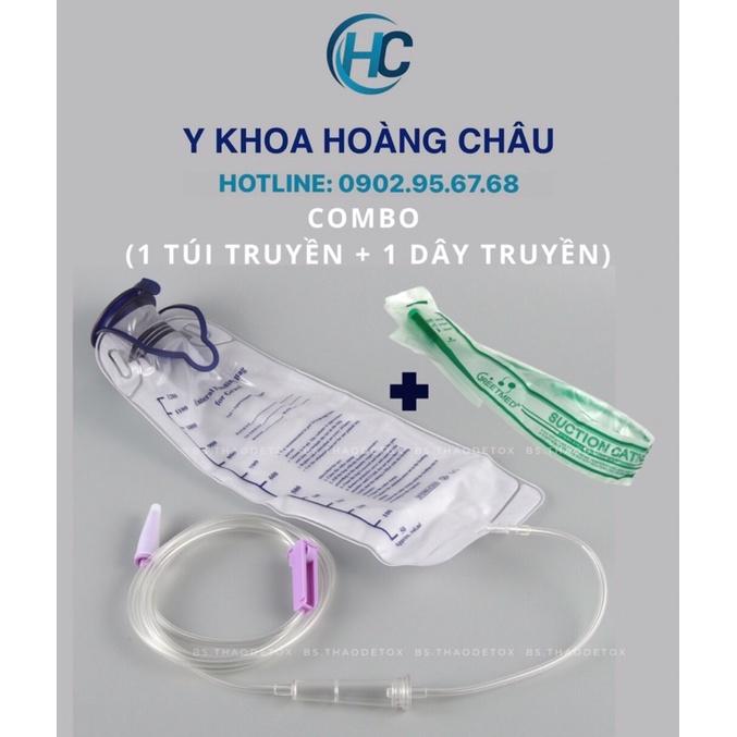 Combo Túi Truyền thải độc đại tràng Cà Phê DÂY TRUYỀN NỐI