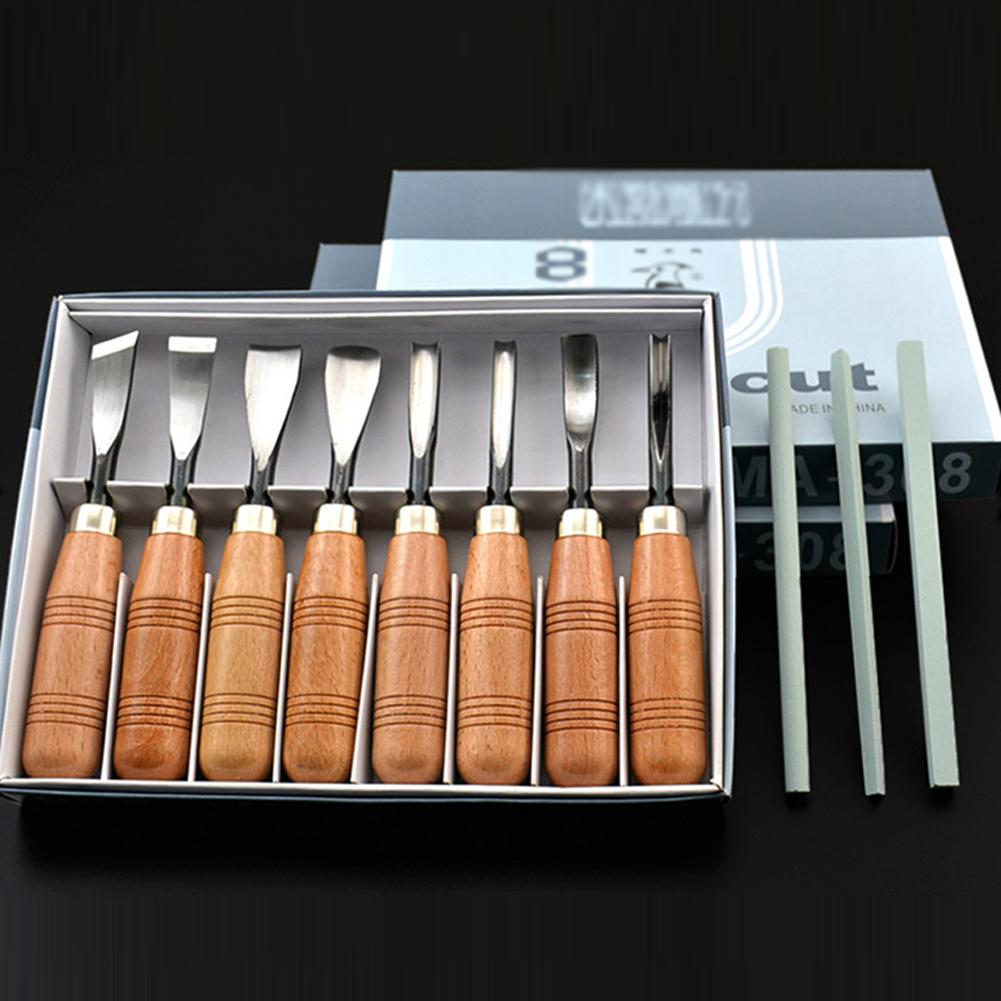 8 In 1 8 Pcs Wood Cutter Wood Carving Tools Woodworking Tool Detail Chisel Home household Multifunction Utility Tool Set
