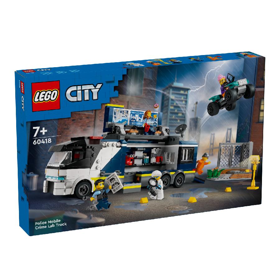 Đồ Chơi Lắp Ráp Xe Tải Cảnh Sát Vận Chuyển Tội Phạm LEGO CITY 60418 (674 chi tiết)