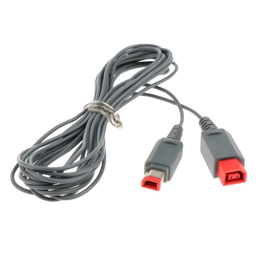 Sunnimix Nối Dài Cho Nintendo Wii Thanh Cảm Biến Mở Rộng Dây Chơi & Thiết Kế Đầu Cắm