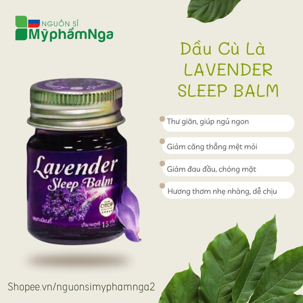 Dầu Cù Là Giúp Ngủ Ngon LAVENDER SLEEP BALM OTOP Thái Lan