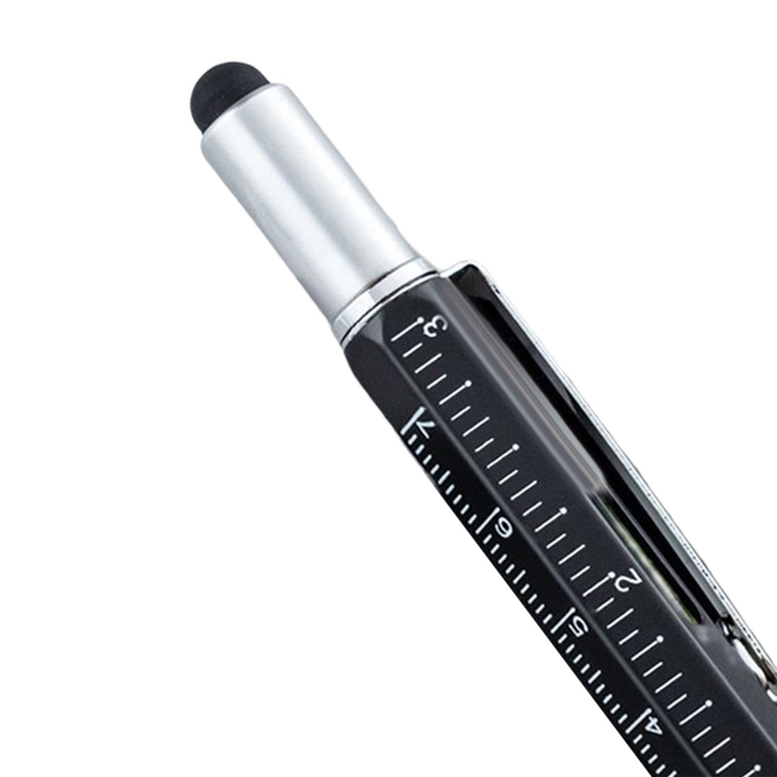 Multitool Pen Gift Pen for Men Level Gauge Touch Screen Stylus Ruler