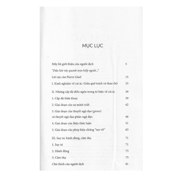 Cái Ác - Một Thách Thức Đối Với Triết Học Và Thần Học (PB)