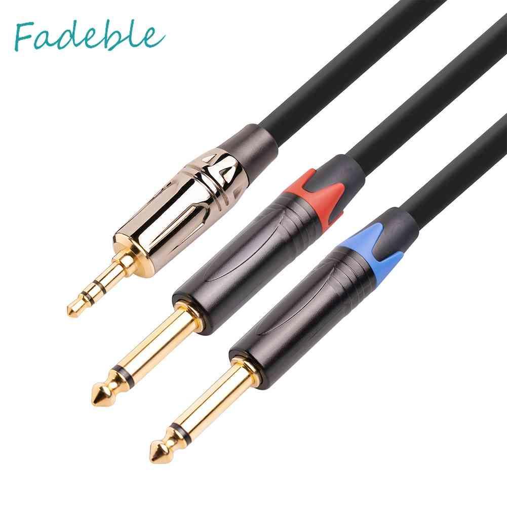 Cáp ChuyểN ĐổI Âm Thanh 3.5mm ĐầU CắM Sang ĐầU CắM 6.35mm -