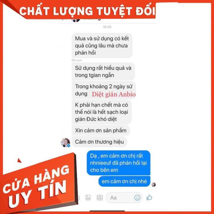 TRI ÂN KHÁCH HÀNG - Combo hai lọ thuốc diệt kiến gián ANBIO