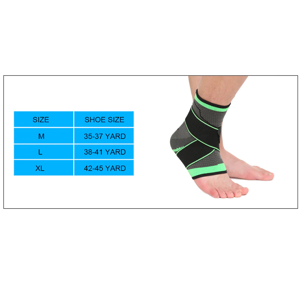 Bộ 2 băng thun bảo vệ mắt cá chân AOLIKES A-7529 Taekwondo Pressurized elastic ankle