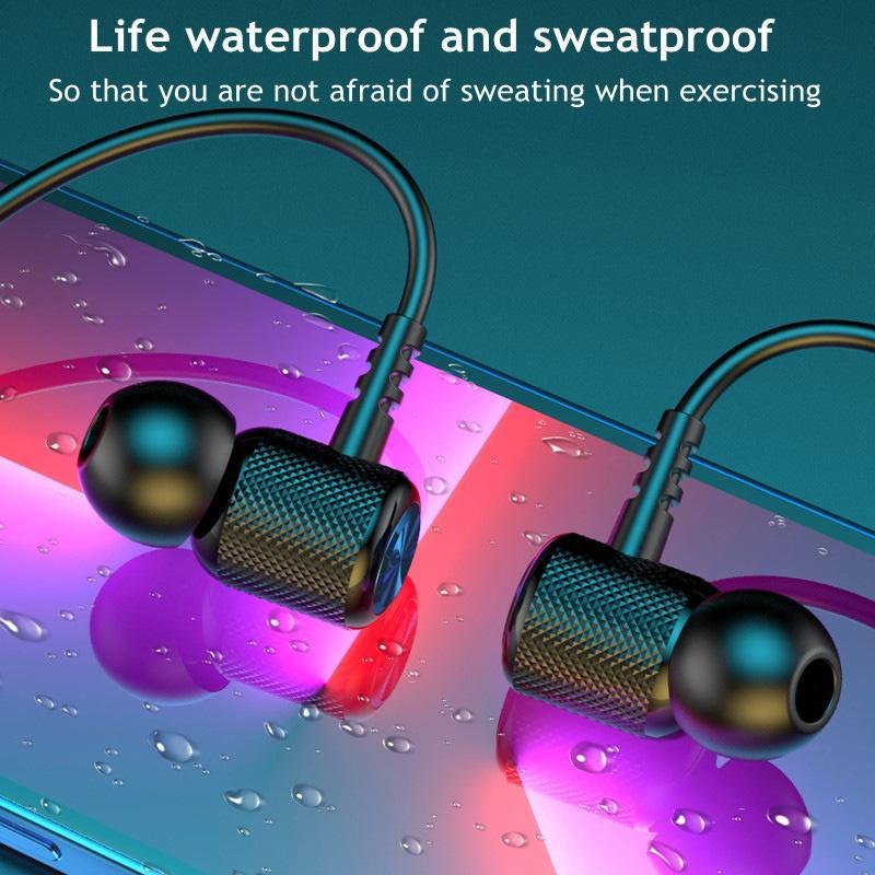 Tai Nghe Bluetooth Không Dây Đeo Cổ TWS Có Mic Chất Lượng Cao