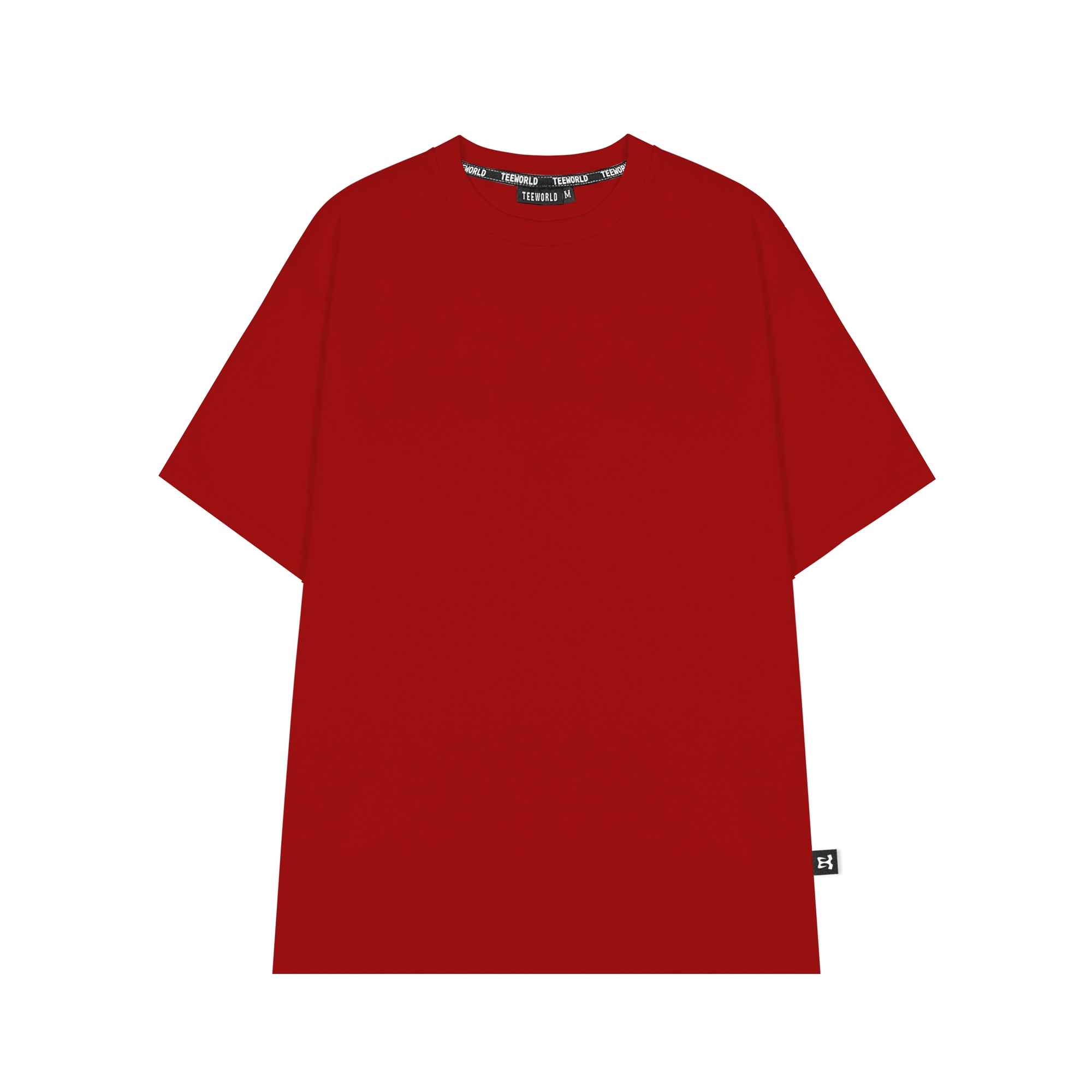 Áo thun Teeworld Basic Red T-shirt Tay Lỡ Nam Nữ Form Rộng Unisex