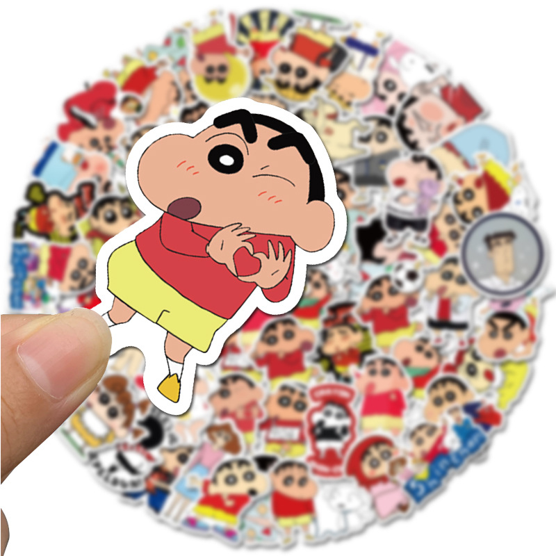 Sticker 50 miếng hình dán Shin Cậu bé chút chì