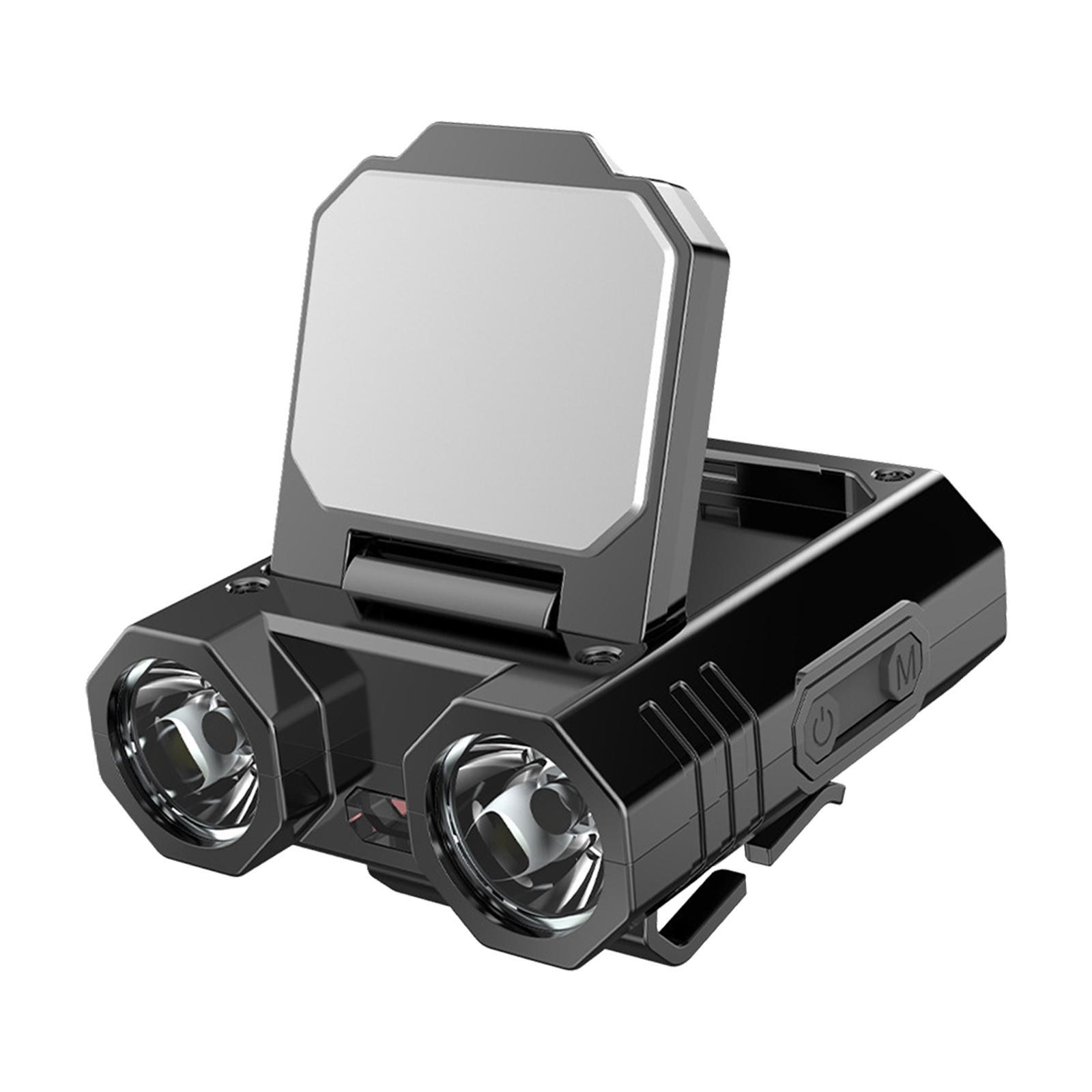 Strong Light Mini Clip On Brim Lamp Hat Light for Running Outdoor