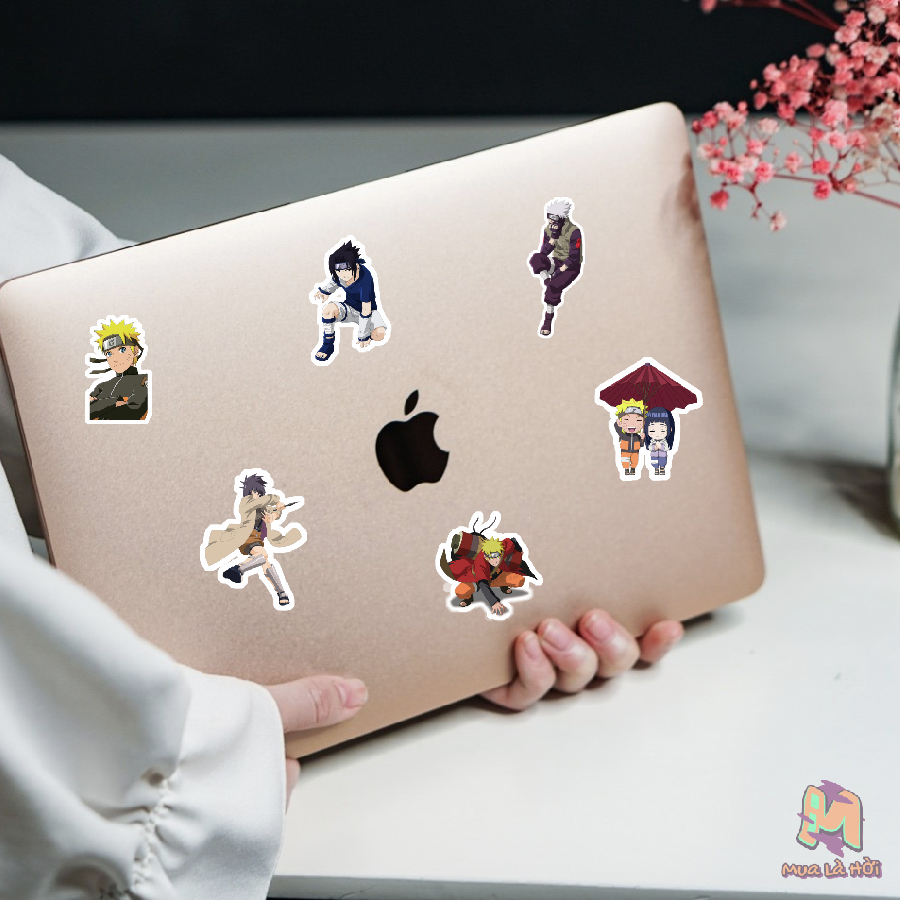 Miếng dán Stickers chủ đề Naruto