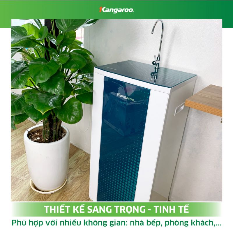 Máy lọc nước RO 10 lõi nóng nguội lạnh Kangaroo KG10A3 - Hàng chính hãng