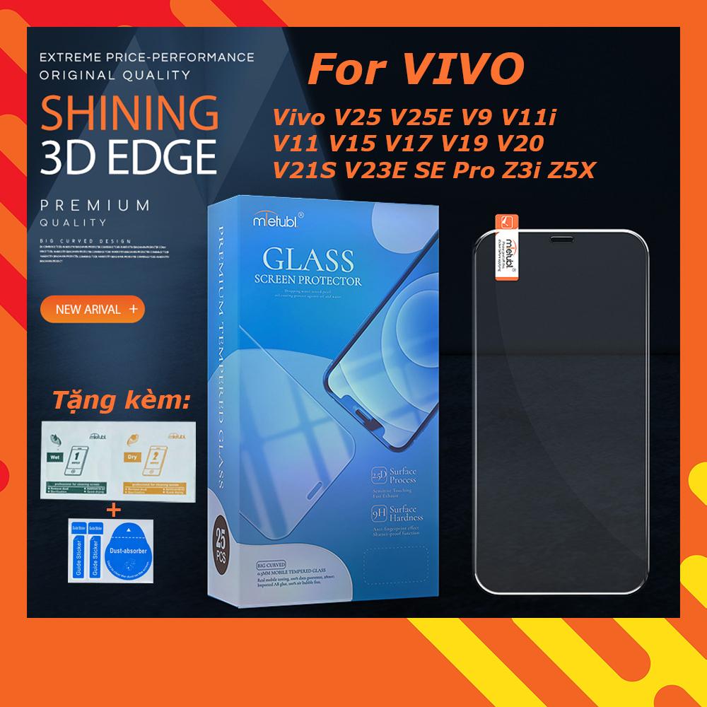 Kính cường lực cho Vivo V25 V25E V9 V11i V11 V15 V17 V19 V20 V21S V23E SE Pro Z3i Z5X trong suốt Mietubl 9H 0.4mm