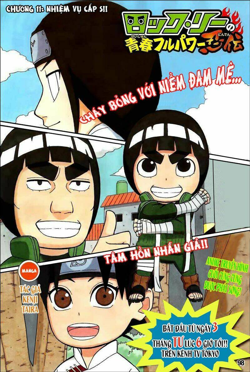 cửu vĩ hồ ly ngoại truyện rock lee chapter 11 1