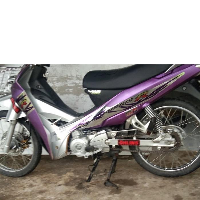 Tem sirius 110 R tím bạc crom