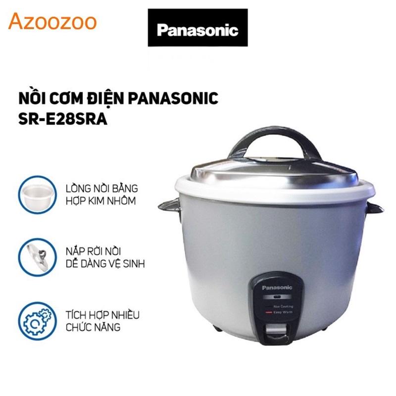 Nồi Cơm Điện Panasonic SR-E28SRA (2.8L) - Xám - Hàng Chính Hãng