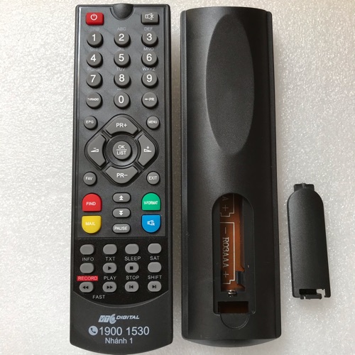 Remote VTC HDV2 Dùng Cho Đầu Thu Vệ Tinh VTC - Hàng Chính Hãng