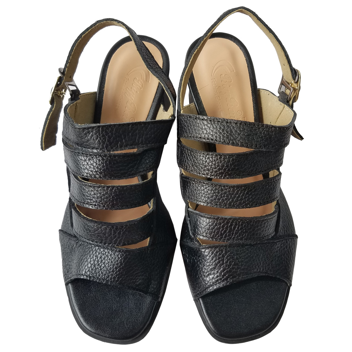 Giày Sandal Cao Gót Da Bò BIGGBEN Cao 5 Phân SDCG149