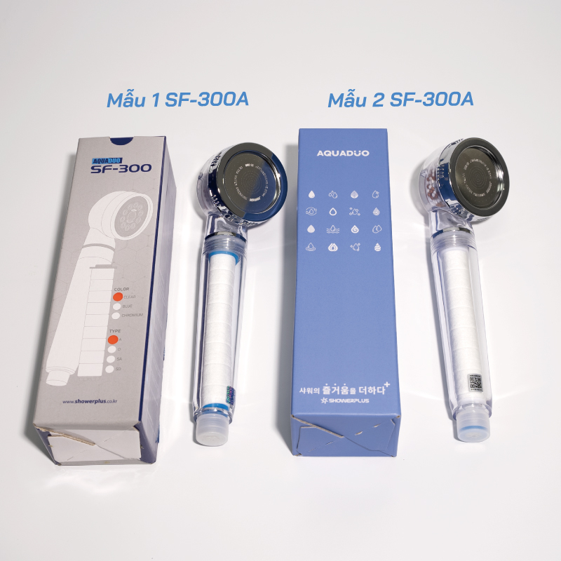 Combo Đầu vòi sen tắm + 4 Thanh lọc nước SF-300B