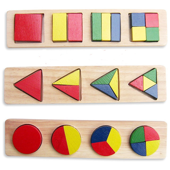 Bộ Giáo Cụ Montessori 8 Món Khối Gỗ Cao Cấp Giúp Phát Triển Thông Minh Cho Bé - Tặng Bút Chì Kèm Tẩy Gỗ Hình Thú