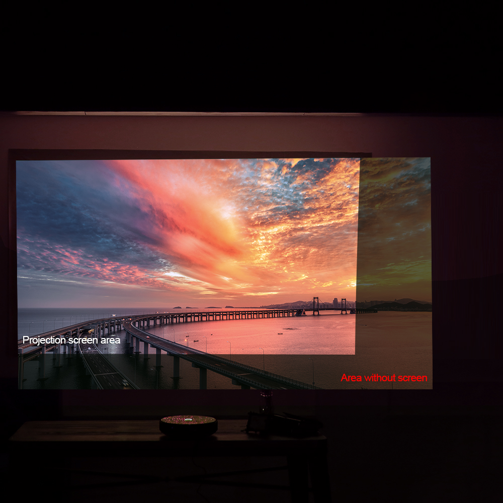 Màn Hình Máy Chiếu Di Động Không Khung 100 Inch HD 16: 9 Màn Chiếu Video PVC Có Thể Gập Lại Treo Tường