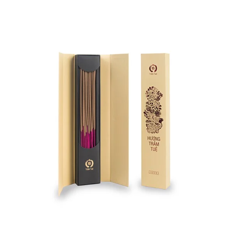 Hương trầm Luxury sạch 100% thiên nhiên không hóa chất bảo quản - 90 nén