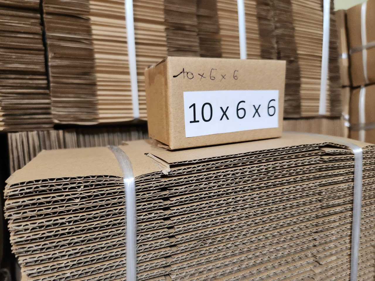 Combo 10 hộp carton 10x10x5