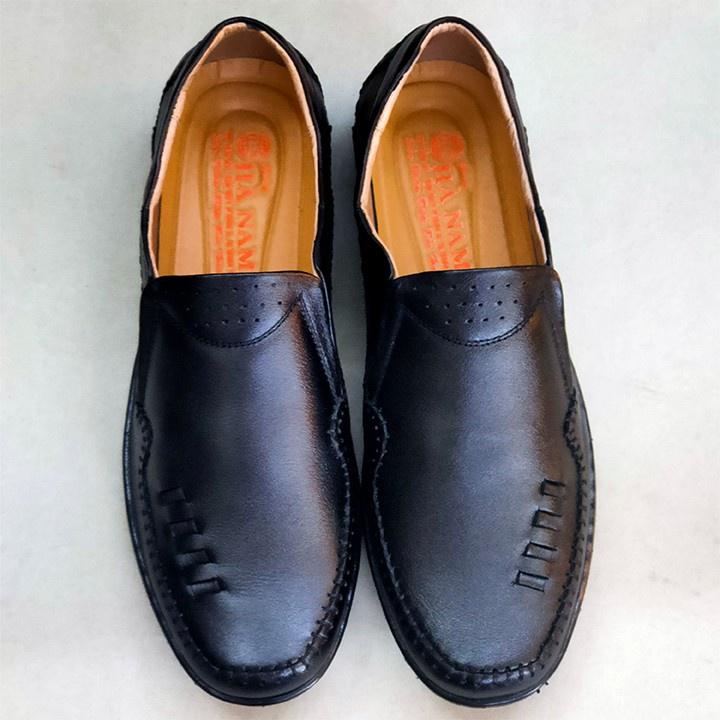 Giày Mọi Nam Da Bò Thật TiTi ĐÔ Cao Cấp GM2037d