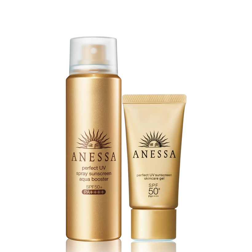 Bộ đôi Xịt chống nắng và Gel chống nắng bảo vệ hoàn hảo Anessa Perfect UV Sunscreen Skincare (60g + 32g)