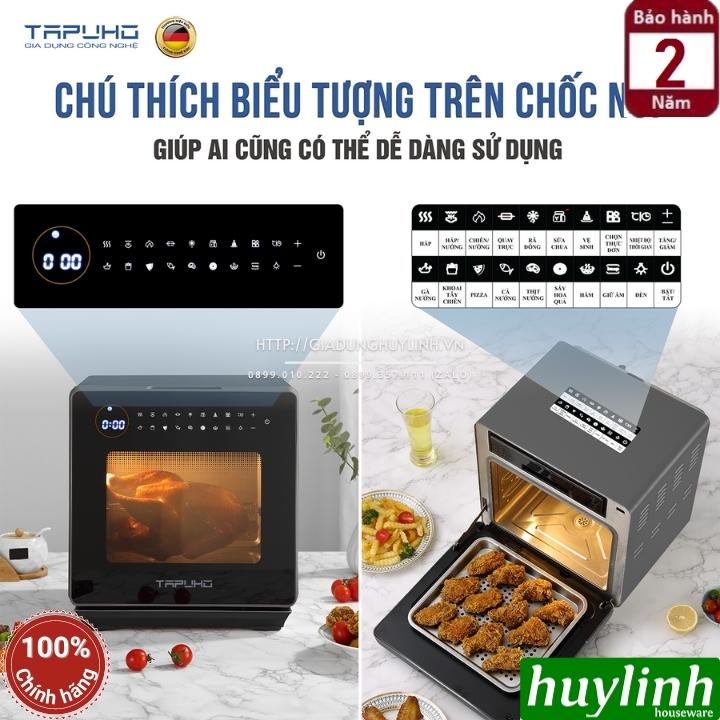 (Hàng chính hãng) Nồi chiên hơi nước cao cấp TAPUHO TSF16 - Thương hiệu Đức - 2.800w - 16 lít - BH 2 năm