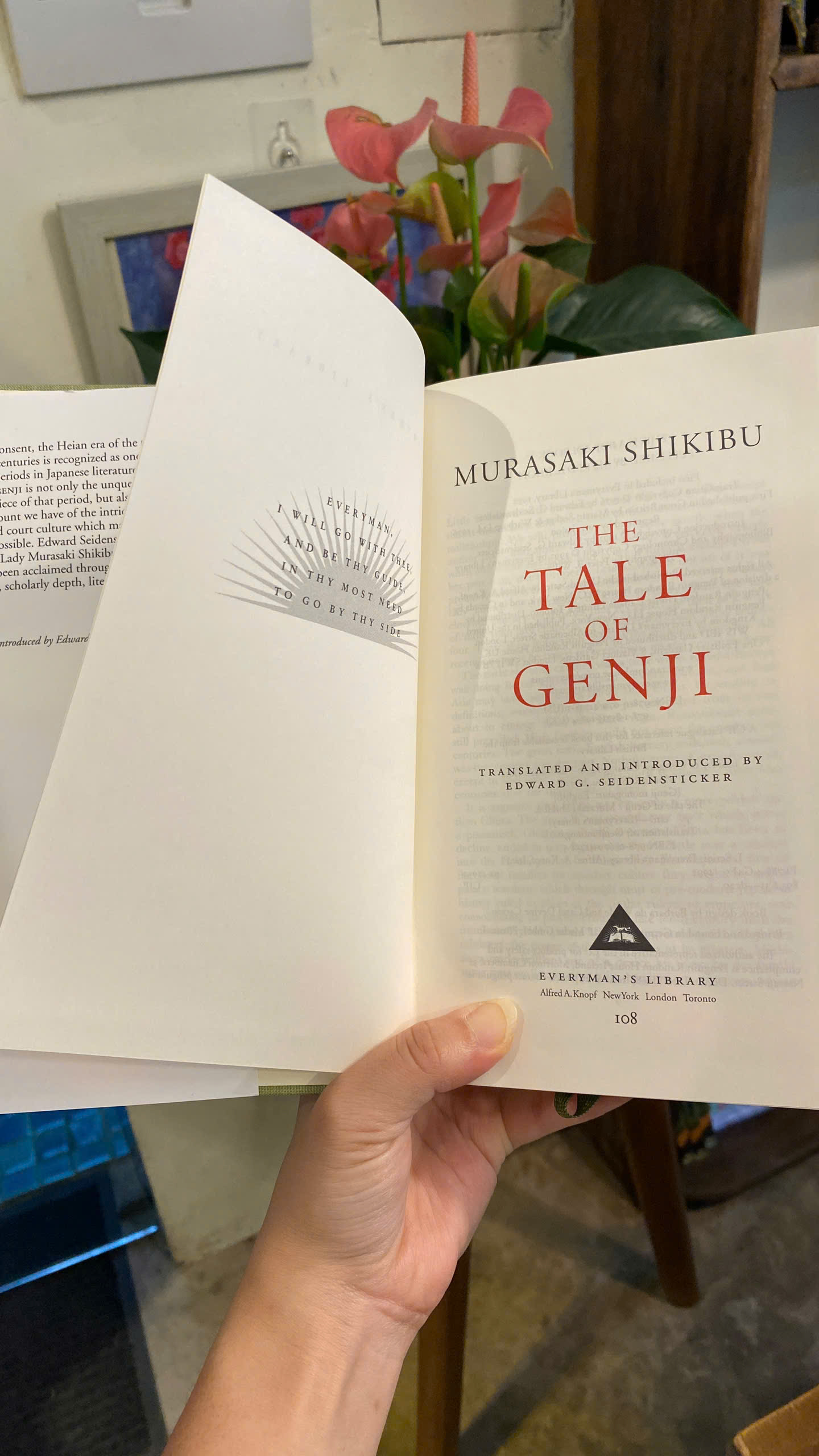 Sách - The Tale of Genji by Murasaki Shikibu | Everyman’s Library/ Classics / Ngoại văn Bìa cứng