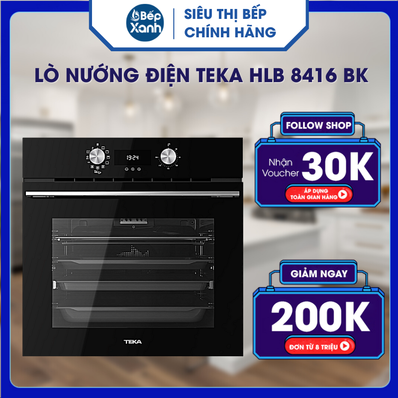 Lò nướng điện TEKA HLB 8416 BK - Hàng Chính Hãng