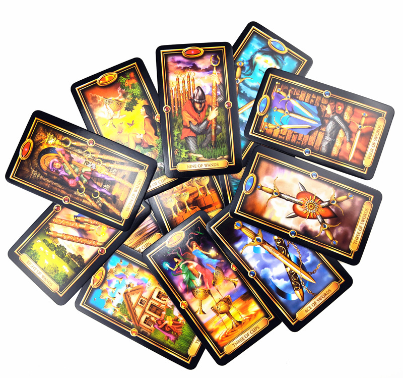 Combo Bộ Bài Bói Guidance of Fate Easy Tarot Card Cao Cấp Bản Đẹp và Túi Nhung Đựng Tarot và Khăn Trải Bàn Tarot